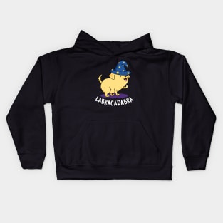 Labracadabra Cute Labrador Dog Pun Kids Hoodie